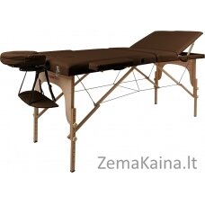 Mobilus medinis masažo stalas 3 dalių inSPORTline Japane - Brown