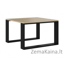 MODERN MINI stalas 67x67x40 cm Sonomos ąžuolas/Juoda