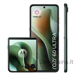 Motorola razr 60 ultra 17,7 cm (6.96") Dviguba SIM jungtis Android 15 5G C tipo USB 16 GB 512 GB 4700 mAh Tamsiai žalia