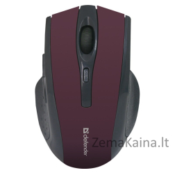 MOUSE DEFENDER ACCURA MM-665 RF MAROON 1600dpi 6P