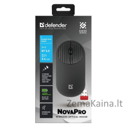 MOUSE DEFENDER DEFENDER NOVAPRO MM-316 RF+BT OPTIC 1600dpi BLACK