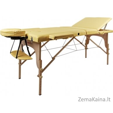 Mobilus medinis masažo stalas 3 dalių inSPORTline Japane - Brown 1