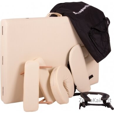 Mobilus medinis masažo stalas 3 dalių inSPORTline Japane - Brown 14
