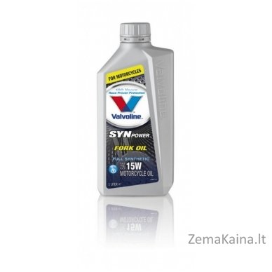 Motociklų šakių alyva SYNPOWER FORKOIL 15W 1L, Valvoline