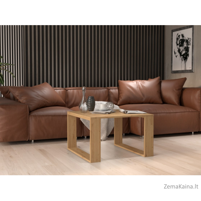 MODERN MINI stalas 67x67x40 cm Artisan ąžuolas 4