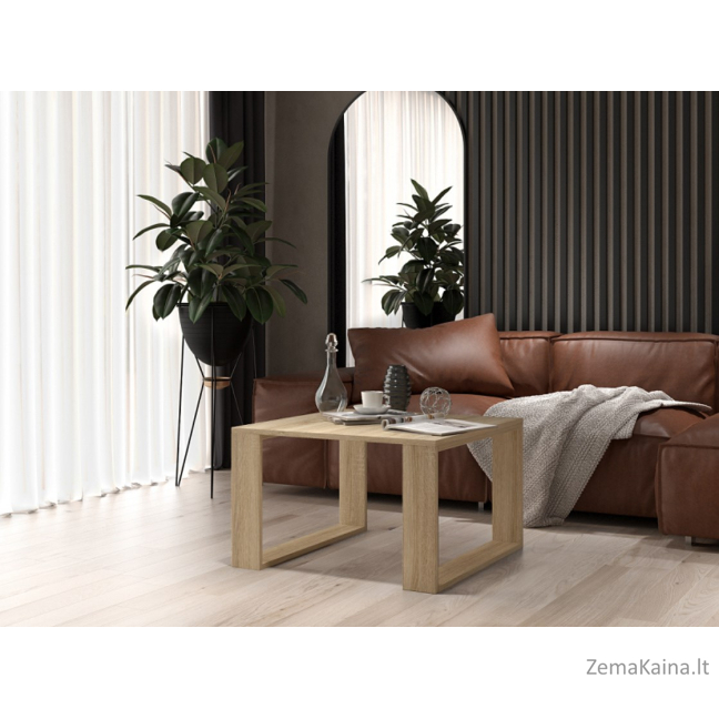 MODERN MINI stalas 67x67x40 cm Sonomos ąžuolas 2