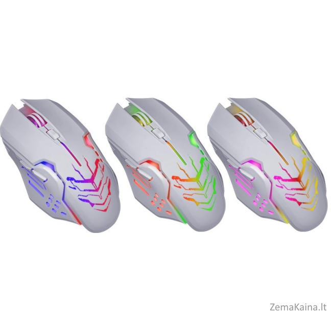 MOUSE DEFENDER GM-511 KATANA RF 3200dpi 7P WHITE 3