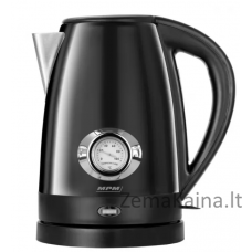 MPM Cordless kettle MCZ-108/C black 1,7 L