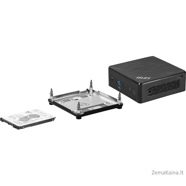 MSI Cubi 5 12M-001EU PC/workstation Intel® Core™ i7 i7-1255U 16 GB DDR4-SDRAM 512 GB SSD Windows 11 Home Mini PC Black 3