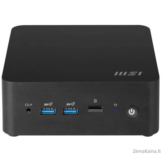 MSI Cubi NUC 1M-003EU i3-100U 8GB SSD512GB Intel UHD Graphics AX211 WiFi 6E Windows 11 Pro Black 6