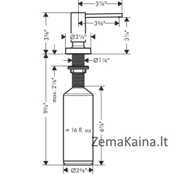 Muilo dozatorius su laikikliu Grohe Essentials 40448001