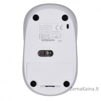 Mysz TRUST PRIMO MATT WIRELESS WHITE 9