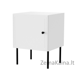 Naktinis staliukas 2 vnt PALAZZO BIS 45x39xH59 baltas matinis