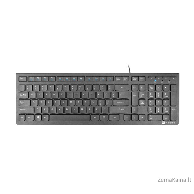 NATEC Discus 2 klaviatūra USB USB US Slim 1