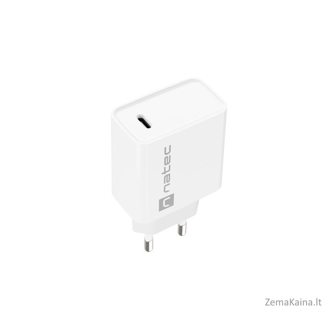 NATEC USB CHARGER RIBERA USB-C 20W PD WHITE 1