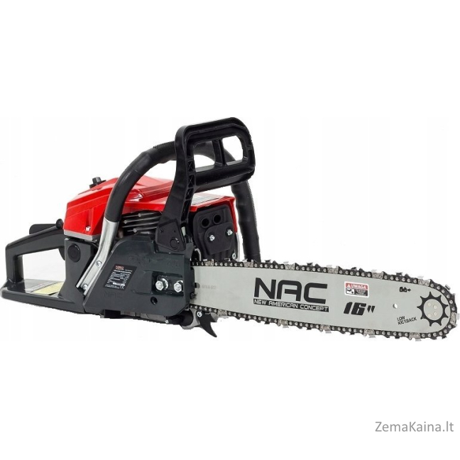 NAC grandininis pjūklas Nac benzininis grandininis pjūklas, kurio variklio darbinis tūris 45 cm3 NAC-CST45-40-09AC Universal
