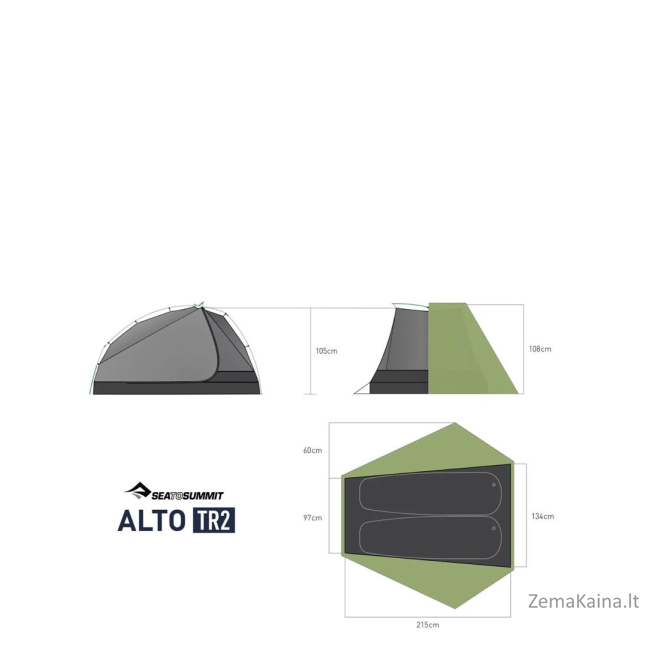 Namiot dwuosobowy SEA TO SUMMIT Alto TR2 11