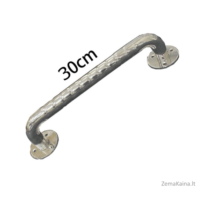 Nerūdijančio plieno gofruoti vonios kambario turėklai 30 cm 1