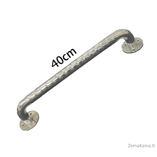Nerūdijančio plieno gofruoti vonios kambario turėklai 40 cm 1