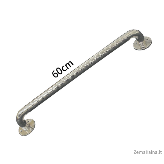 Nerūdijančio plieno gofruoti vonios kambario turėklai 60 cm 1