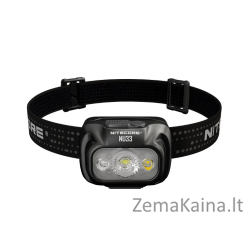 Nitecore NU33 Juoda Ant galvos tvirtinamas žibintuvėlis LED