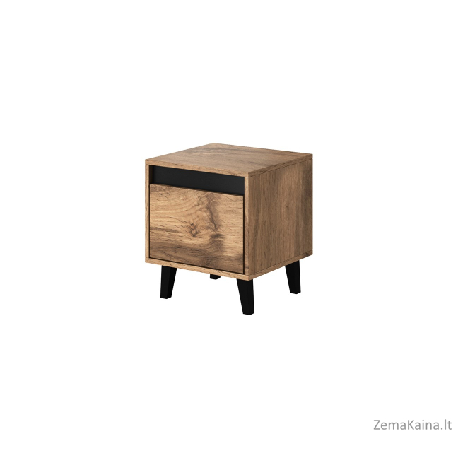 NORD naktinis staliukas 2 vnt. 40x38x45 cm ąžuolas wotan/antracitas 1