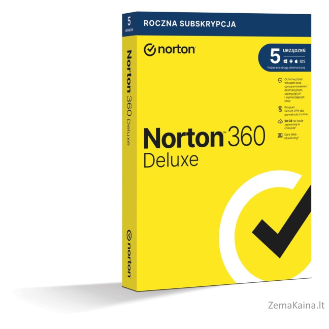 NortonLifeLock Norton 360 Deluxe 1 metai/metai 4
