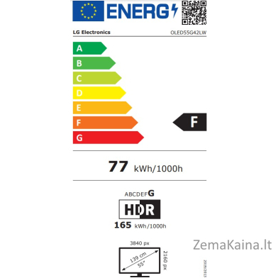 OLED televizorius LG OLED55G42LW 1