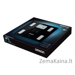 Omron VIVA Kvadratas Juoda Elektroninės vonios svarstyklės