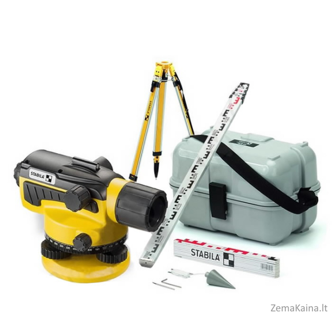 Optinis nivelyras OLS 26 komplektas, Stabila