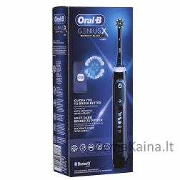 Oral-B Genius X Suaugusiems Vibruojantis dantų šepetėlis Juoda