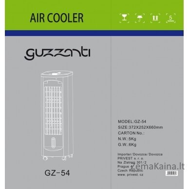 Oro vėsintuvas Guzzanti GZ-54 3