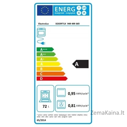 Orkaitė Electrolux EOD5F71X 2