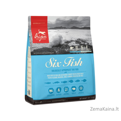 Orijen Six Fish Suaugusiems Žuvis 2 kg