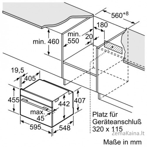 Orkaitė Siemens CM633GBW1 1
