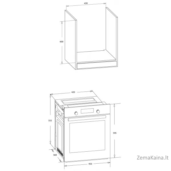 Orkaitė MPM MPM-45-BO-23C 1