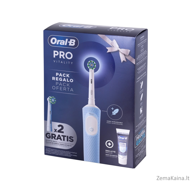 Oral-B Vitality Pro +  Pasta + 2 końcówki 6