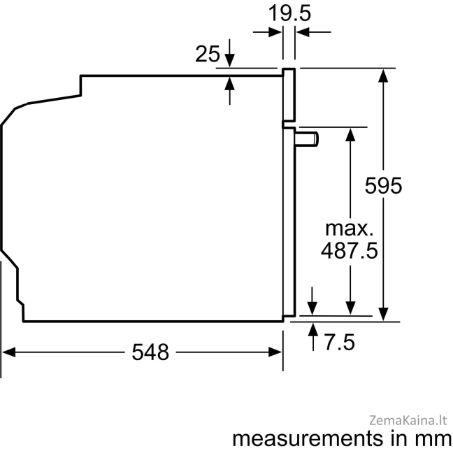 Orkaitė Siemens HR538ABS1 4