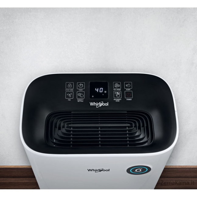 Oro sausintuvas Whirlpool DE20W5252 6.5 L 44 dB 420 W 16
