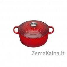 Ovalus kepimo indas 24 cm raudonas Le Creuset 21177240602430