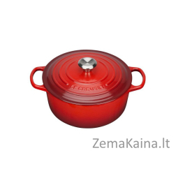 Ovalus kepimo indas 26 cm raudonas Le Creuset 21177260602430