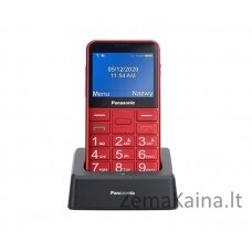 Panasonic KX-TU155 6,1 cm (2.4") 102 g Raudona Telefonas pradedantiesiems