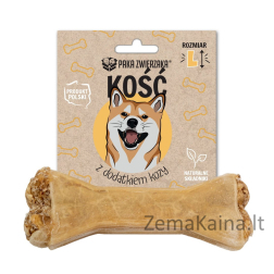 PAKA ZWIERZAKA Bone with goat L 13,5 cm - skanėstas šuniui - 70g