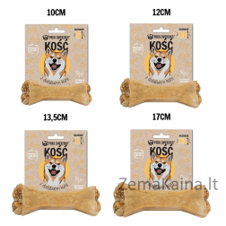PAKA ZWIERZAKA Bone with goat XL 17 cm - skanėstas šuniui - 115g