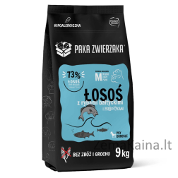 PAKA ZWIERZAKA Salmon with Baltic fish M - sausas maistas šunims - 9kg