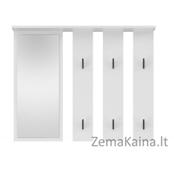 Pakaba + veidrodis PARMA 100x15x.81,5 cm, Balta