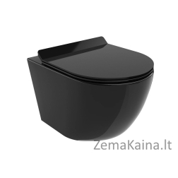 Pakabinamas klozetas Mexen Lena Rimless 30224070, juodas