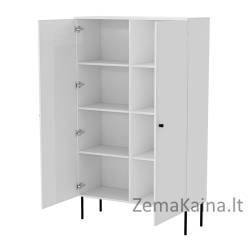 PALAZZO BIS vitrina 100x39x166 balta matinė