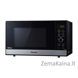 Panasonic NN-GD38HSSUG mikrobangų krosnelė Stalviršis Mikrobangų krosnelė su kepsninės funkcija 23 L 1000 W Juoda, Šlifuotas plienas