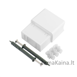 Paslėptas jungčių komplektas Navin baltas 24-122630-5030